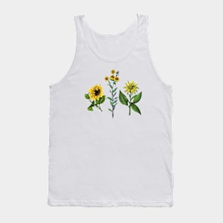 Vintage Botanical Flower Tank Top